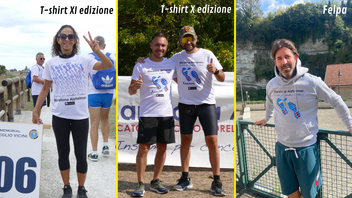 T-shirt e felpa Maratona Alzheimer