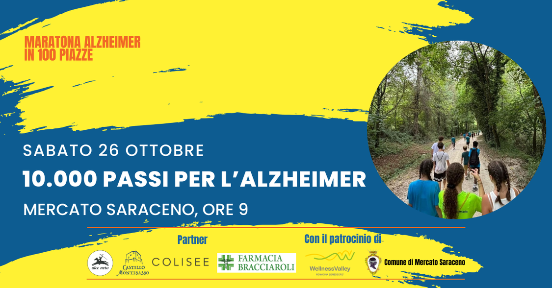 10.000 passi per l'Alzheimer