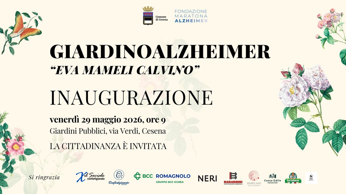 Inaugurazione Giardino Alzheimer