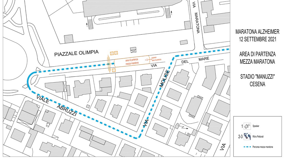 Mappa Stadio Partenza