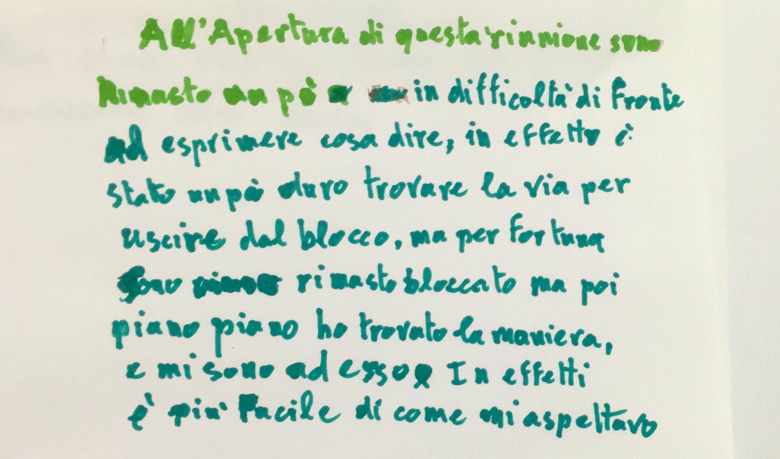 Testimonianza di una persona con demenza