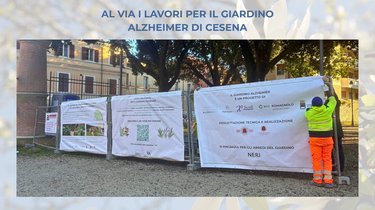Al via i lavori per la realizzazione del Giardino Alzheimer di Cesena