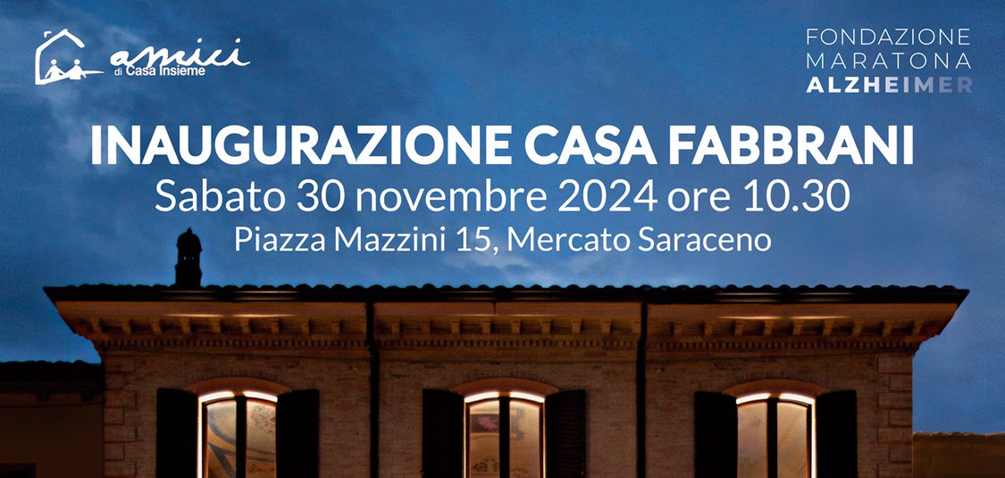 Inaugurazione Casa Fabbrani